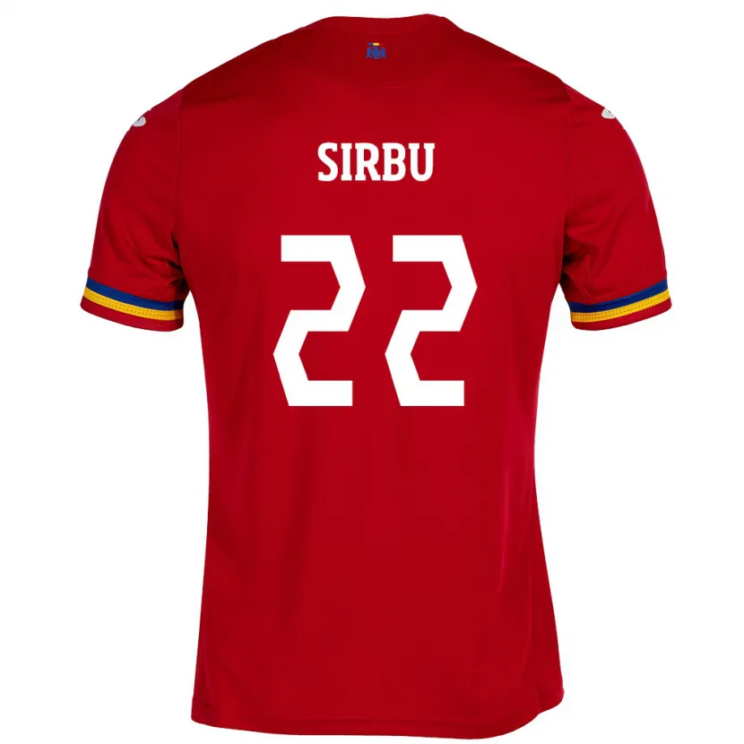 Danxen Damen Rumänische Dan Sîrbu #22 Rot Auswärtstrikot Trikot 24-26 T-Shirt Schweiz