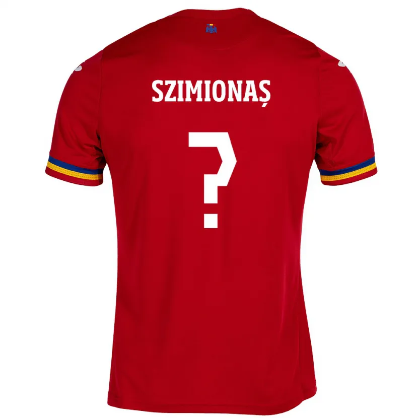 Danxen Damen Rumänische Luca Szimionaș #0 Rot Auswärtstrikot Trikot 24-26 T-Shirt Schweiz