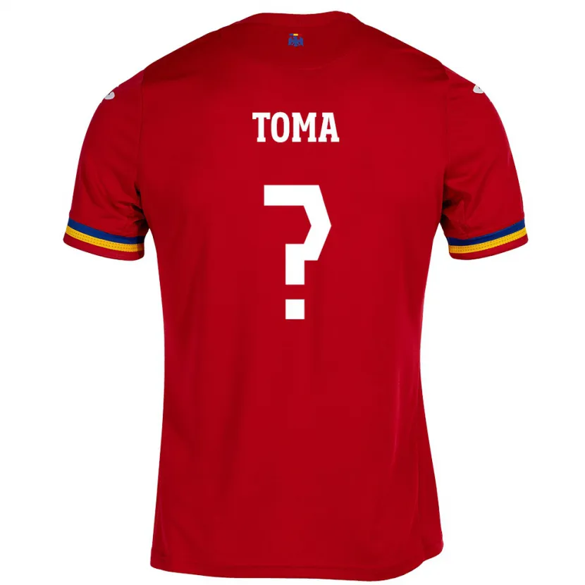 Danxen Damen Rumänische Mihai Toma #0 Rot Auswärtstrikot Trikot 24-26 T-Shirt Schweiz