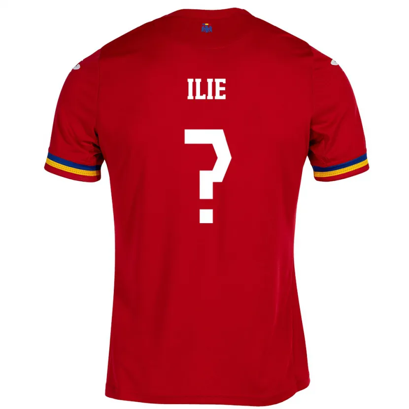 Danxen Damen Rumänische Mario Ilie #0 Rot Auswärtstrikot Trikot 24-26 T-Shirt Schweiz