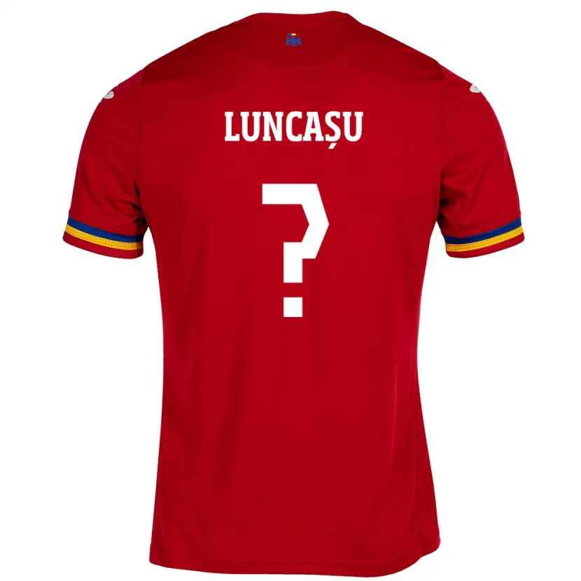 Danxen Damen Rumänische Daniele Luncașu #0 Rot Auswärtstrikot Trikot 24-26 T-Shirt Schweiz