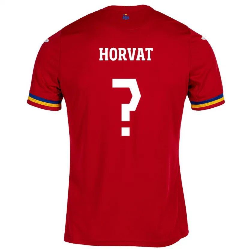 Danxen Damen Rumänische Eneas Horvat #0 Rot Auswärtstrikot Trikot 24-26 T-Shirt Schweiz