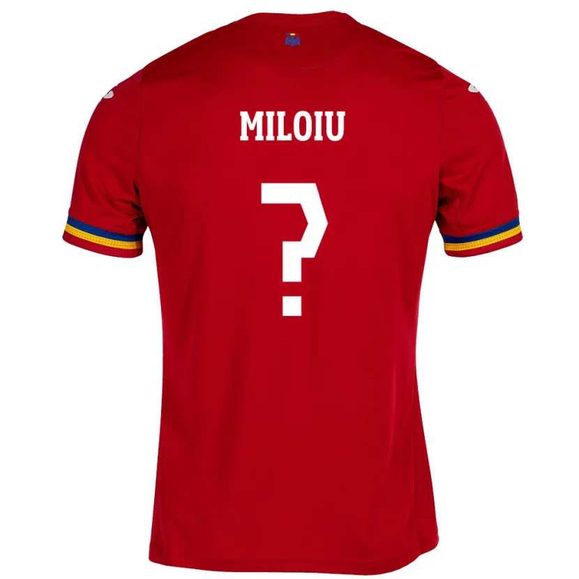 Danxen Damen Rumänische Alexandru Miloiu #0 Rot Auswärtstrikot Trikot 24-26 T-Shirt Schweiz