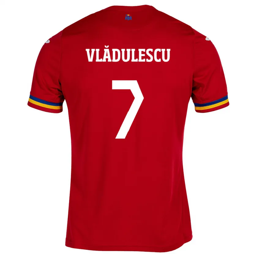 Danxen Damen Rumänische Ana Maria Vlădulescu #7 Rot Auswärtstrikot Trikot 24-26 T-Shirt Schweiz