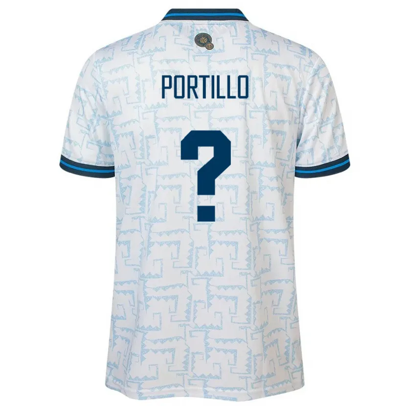 Danxen Damen El Salvador Cristian Portillo #0 Weiß Auswärtstrikot Trikot 24-26 T-Shirt Schweiz