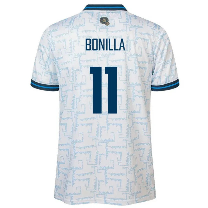 Danxen Damen El Salvador Jarell Bonilla #11 Weiß Auswärtstrikot Trikot 24-26 T-Shirt Schweiz
