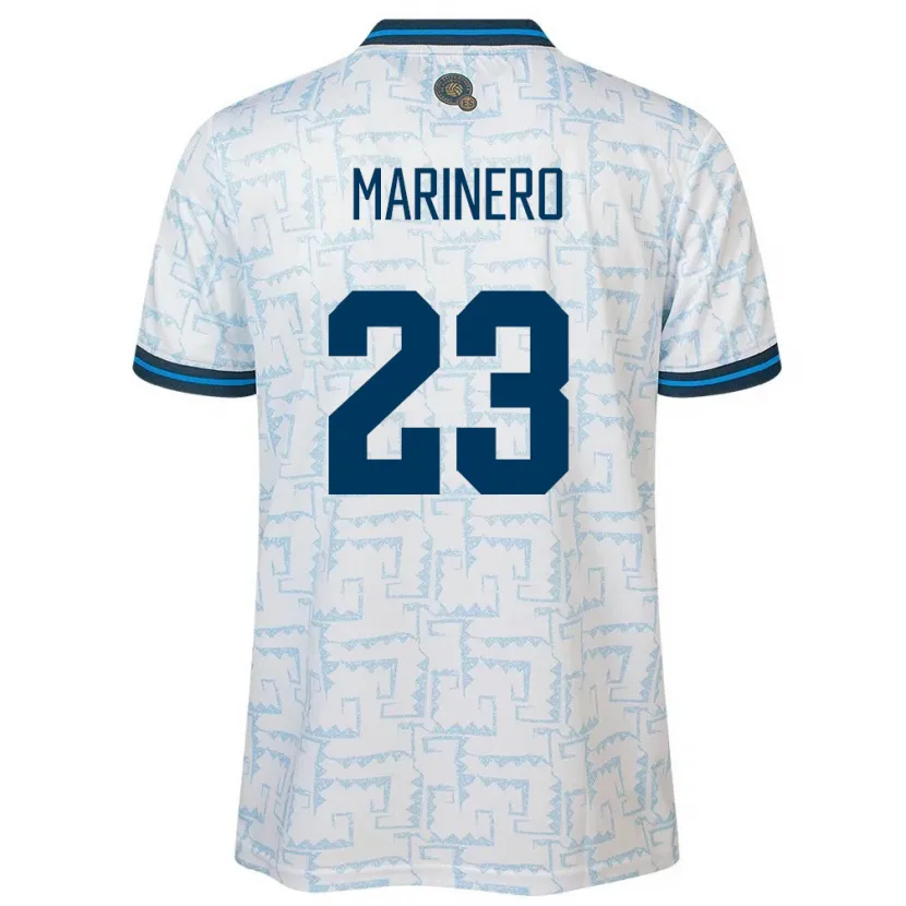 Danxen Damen El Salvador Amber Marinero #23 Weiß Auswärtstrikot Trikot 24-26 T-Shirt Schweiz