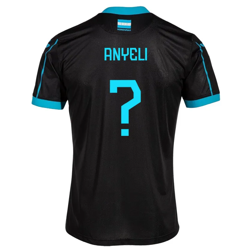 Danxen Damen Honduras Anyeli Rodriguez #0 Schwarz Auswärtstrikot Trikot 24-26 T-Shirt Schweiz