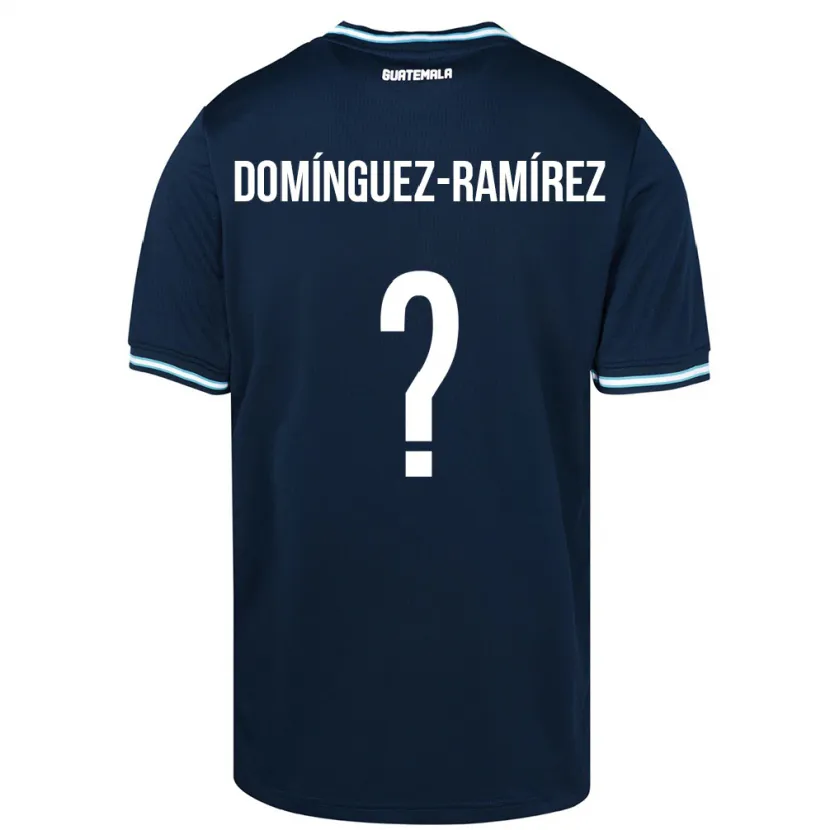 Danxen Damen Guatemala Marco Domínguez-Ramírez #0 Blau Auswärtstrikot Trikot 24-26 T-Shirt Schweiz