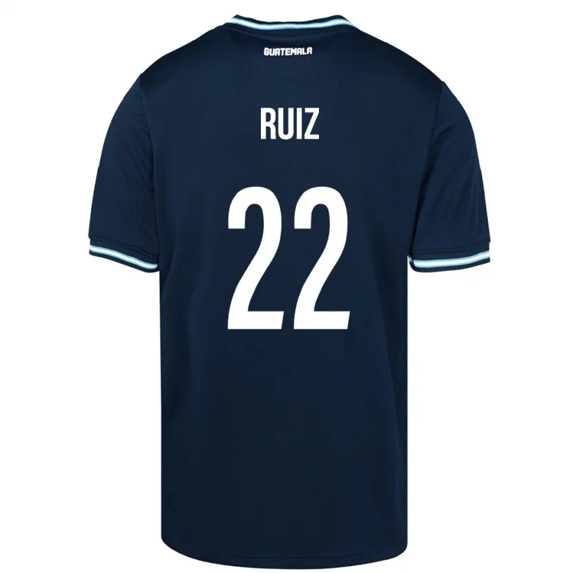 Danxen Damen Guatemala Kevin Ruiz #22 Blau Auswärtstrikot Trikot 24-26 T-Shirt Schweiz