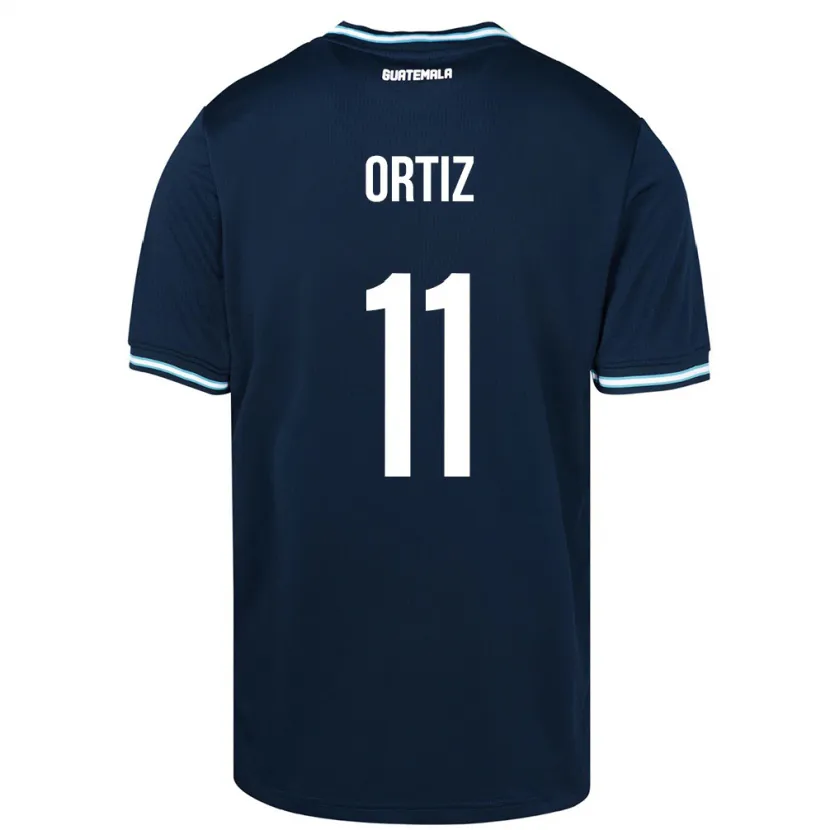 Danxen Damen Guatemala Andersson Ortiz #11 Blau Auswärtstrikot Trikot 24-26 T-Shirt Schweiz
