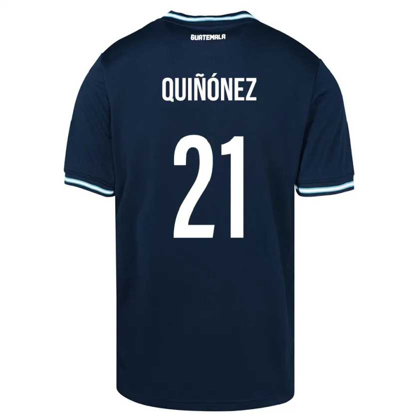 Danxen Damen Guatemala Andrea Quiñónez #21 Blau Auswärtstrikot Trikot 24-26 T-Shirt Schweiz