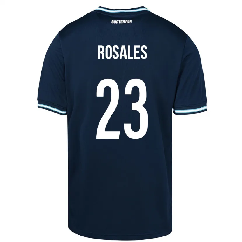 Danxen Damen Guatemala Yareni Rosales #23 Blau Auswärtstrikot Trikot 24-26 T-Shirt Schweiz