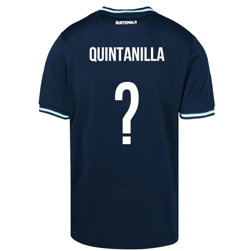 Danxen Damen Guatemala Anayelli Quintanilla #0 Blau Auswärtstrikot Trikot 24-26 T-Shirt Schweiz
