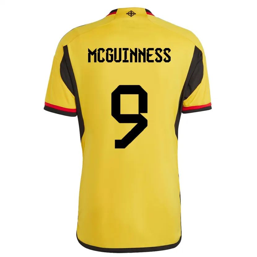 Danxen Damen Nordirland Kirsty Mcguinness #9 Weiß Auswärtstrikot Trikot 24-26 T-Shirt Schweiz