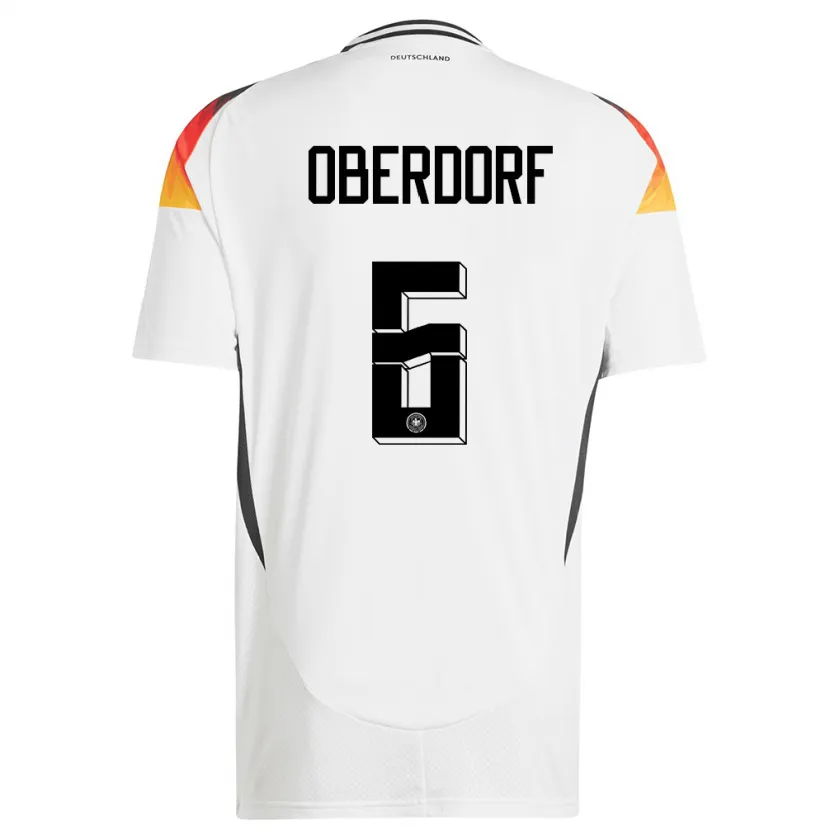 Danxen Kinder Deutschland Lena Oberdorf #6 Weiß Heimtrikot Trikot 24-26 T-Shirt Schweiz