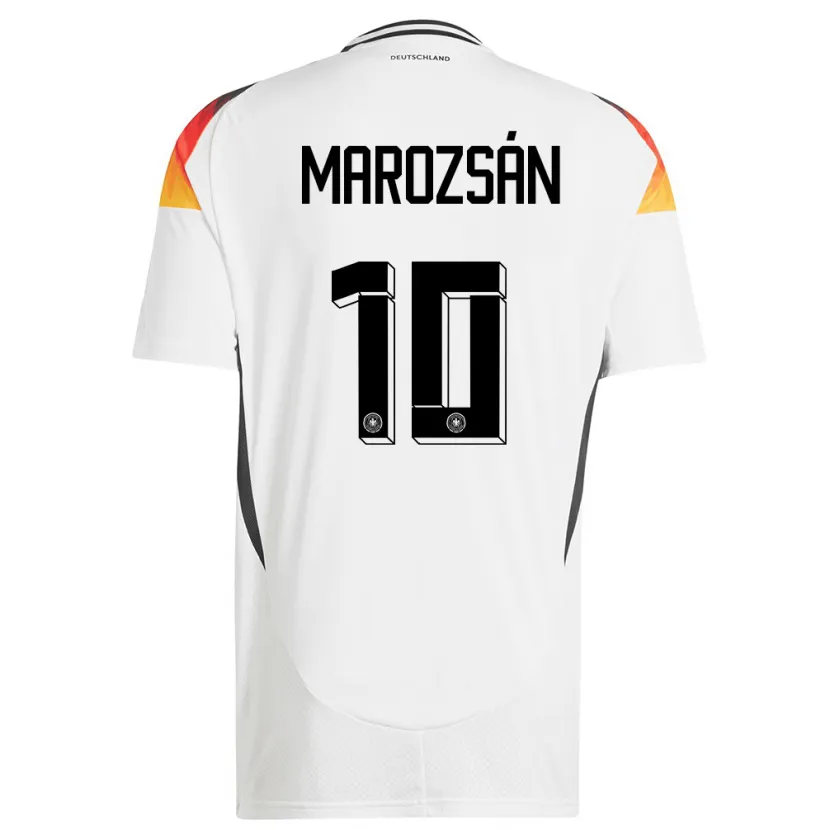 Danxen Kinder Deutschland Dzsenifer Marozsan #10 Weiß Heimtrikot Trikot 24-26 T-Shirt Schweiz
