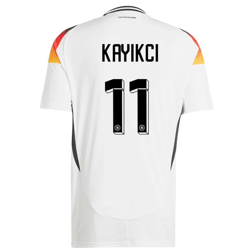 Danxen Kinder Deutschland Hasret Kayikci #11 Weiß Heimtrikot Trikot 24-26 T-Shirt Schweiz