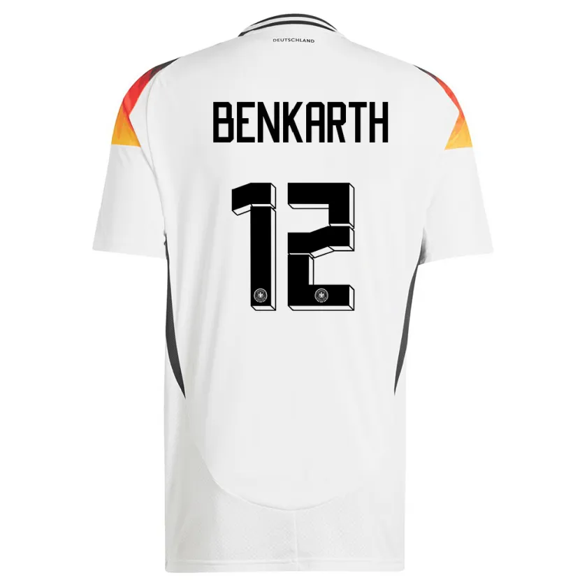 Danxen Kinder Deutschland Laura Benkarth #12 Weiß Heimtrikot Trikot 24-26 T-Shirt Schweiz