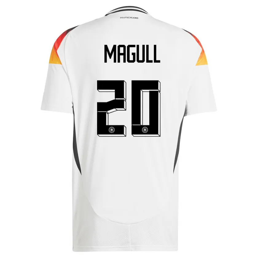 Danxen Kinder Deutschland Lina Magull #20 Weiß Heimtrikot Trikot 24-26 T-Shirt Schweiz