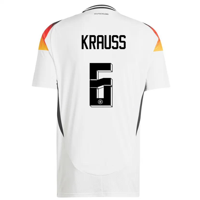Danxen Kinder Deutschland Tom Kraub #6 Weiß Heimtrikot Trikot 24-26 T-Shirt Schweiz