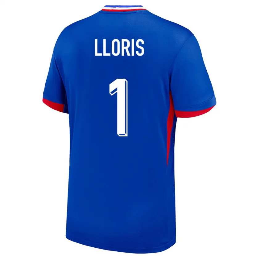 Danxen Kinder Frankreich Hugo Lloris #1 Blau Heimtrikot Trikot 24-26 T-Shirt Schweiz