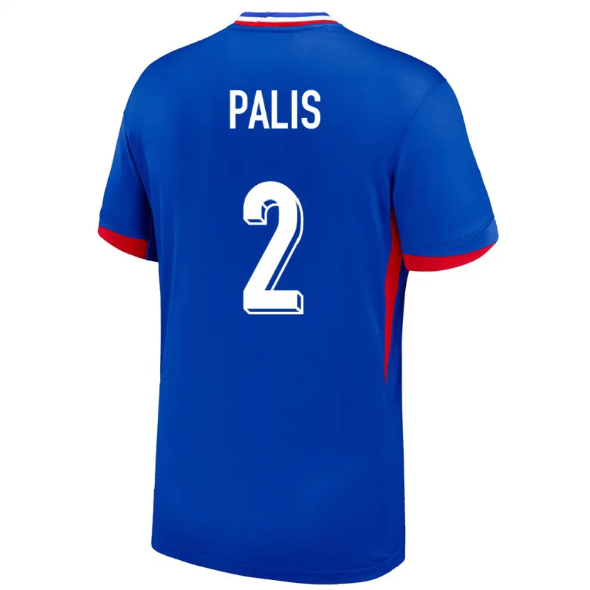 Danxen Kinder Frankreich Ella Palis #2 Blau Heimtrikot Trikot 24-26 T-Shirt Schweiz