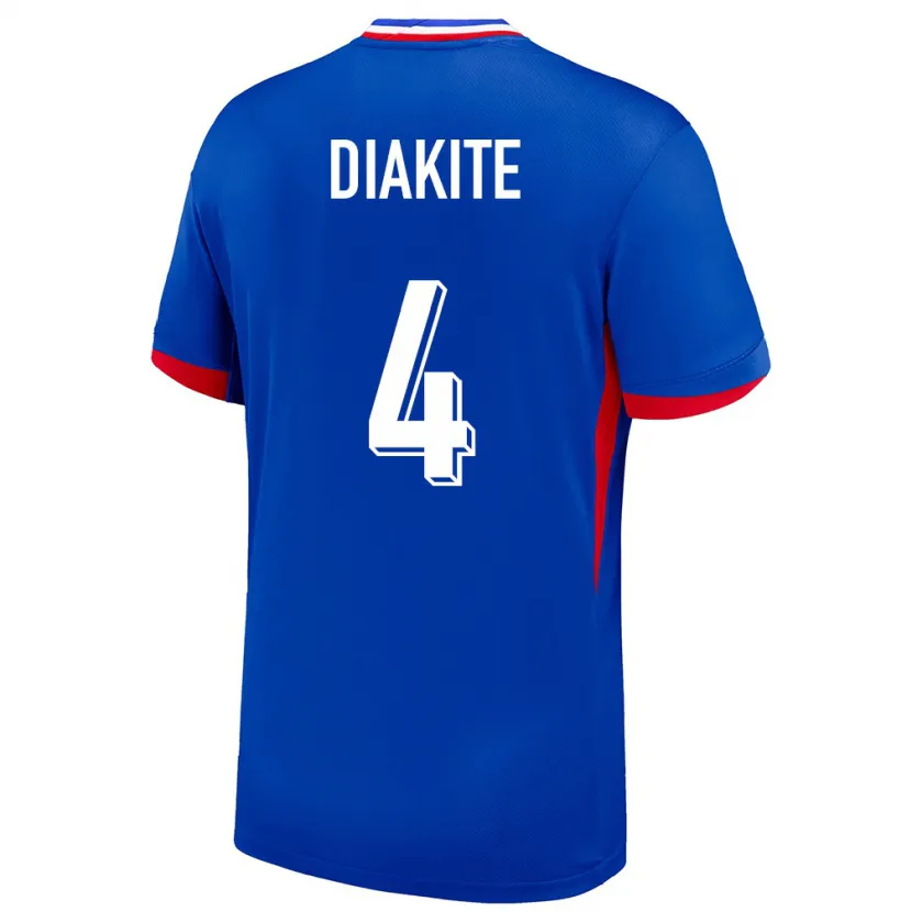 Danxen Kinder Frankreich Bafode Diakite #4 Blau Heimtrikot Trikot 24-26 T-Shirt Schweiz