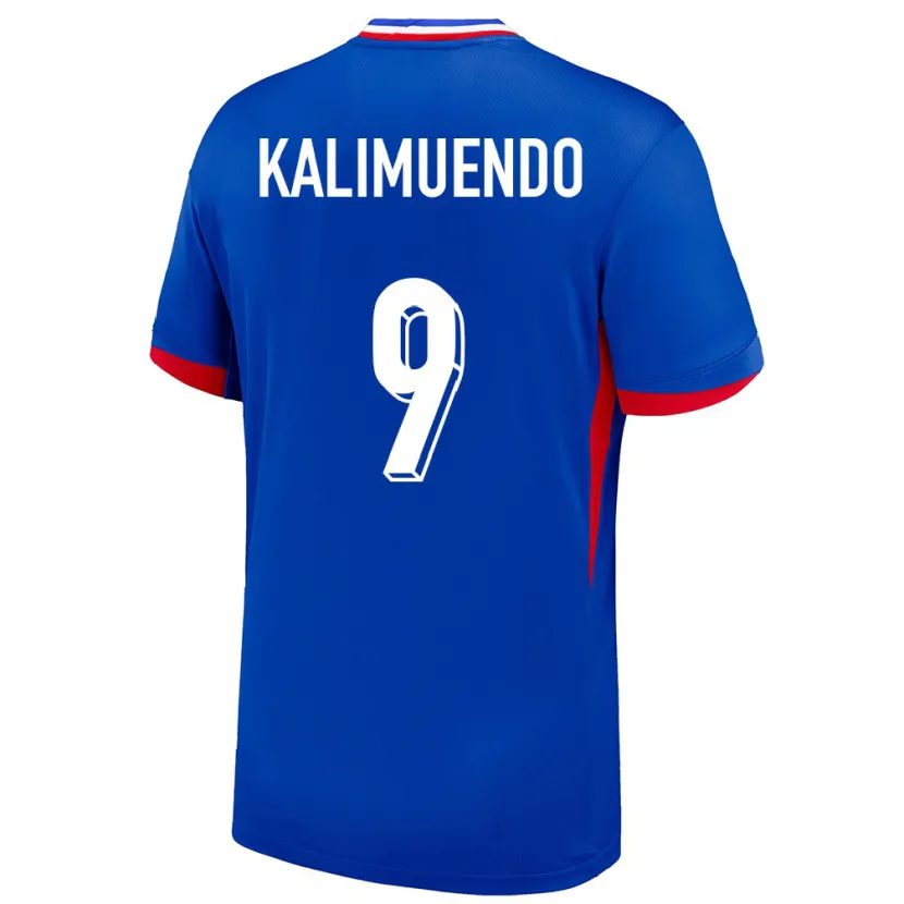 Danxen Kinder Frankreich Arnaud Kalimuendo #9 Blau Heimtrikot Trikot 24-26 T-Shirt Schweiz