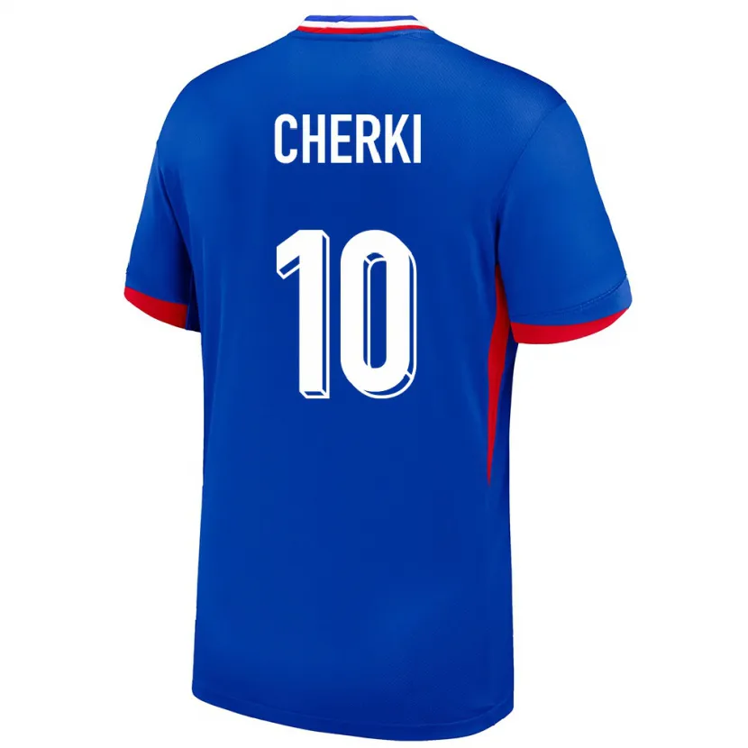 Danxen Kinder Frankreich Rayan Cherki #10 Blau Heimtrikot Trikot 24-26 T-Shirt Schweiz