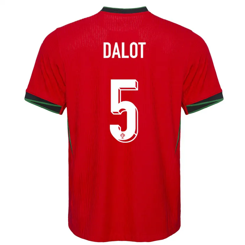 Danxen Kinder Portugal Diogo Dalot #5 Rot Heimtrikot Trikot 24-26 T-Shirt Schweiz
