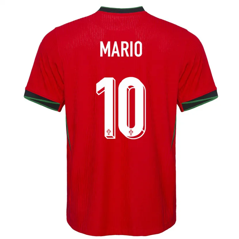 Danxen Kinder Portugal Joao Mario #10 Rot Heimtrikot Trikot 24-26 T-Shirt Schweiz
