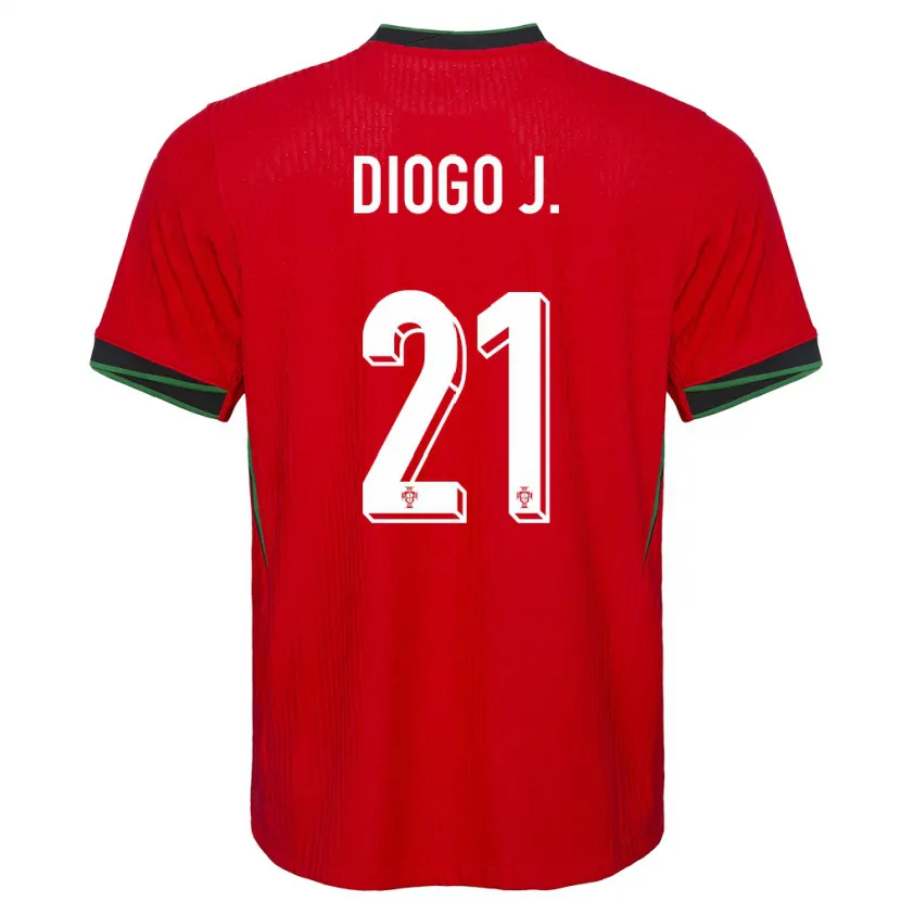Danxen Kinder Portugal Diogo Jota #21 Rot Heimtrikot Trikot 24-26 T-Shirt Schweiz