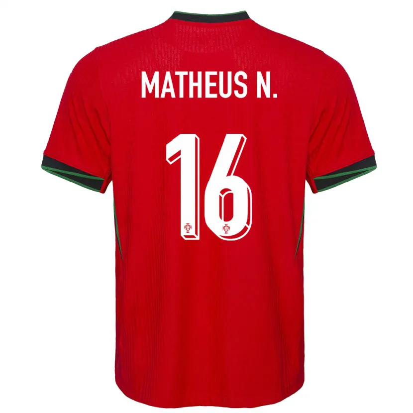 Danxen Kinder Portugal Matheus Nunes #16 Rot Heimtrikot Trikot 24-26 T-Shirt Schweiz