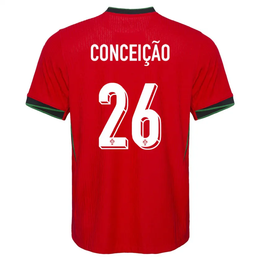 Danxen Kinder Portugal Francisco Conceicao #26 Rot Heimtrikot Trikot 24-26 T-Shirt Schweiz