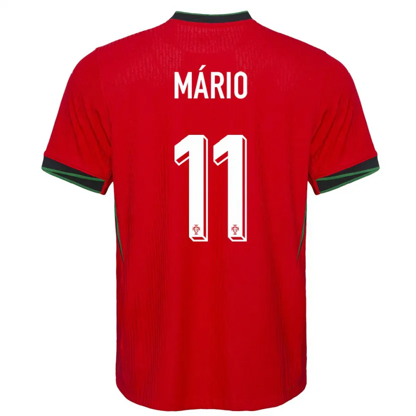 Danxen Kinder Portugal Joao Mario #11 Rot Heimtrikot Trikot 24-26 T-Shirt Schweiz
