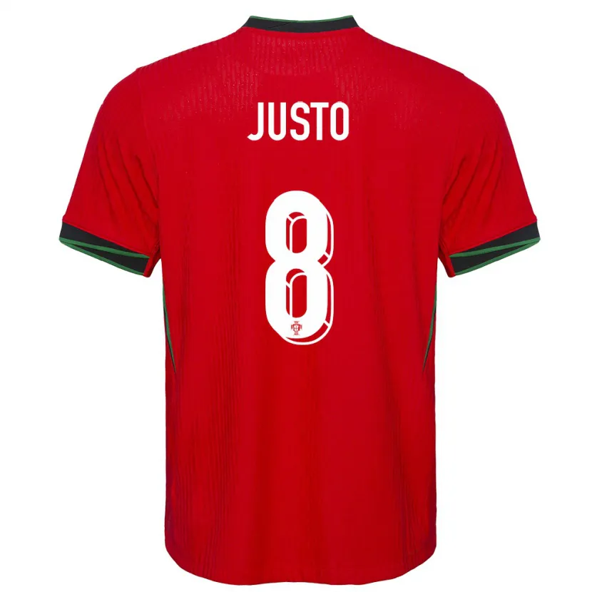 Danxen Kinder Portugal Samuel Justo #8 Rot Heimtrikot Trikot 24-26 T-Shirt Schweiz