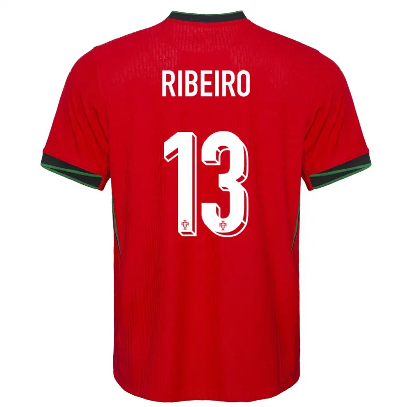 Danxen Kinder Portugal Antonio Ribeiro #13 Rot Heimtrikot Trikot 24-26 T-Shirt Schweiz