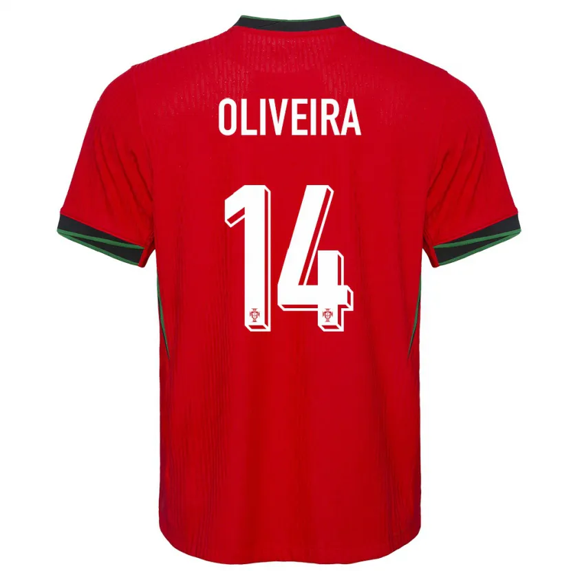 Danxen Kinder Portugal Hugo Oliveira #14 Rot Heimtrikot Trikot 24-26 T-Shirt Schweiz