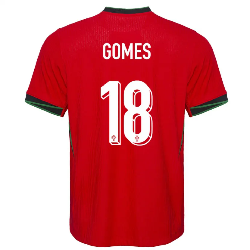 Danxen Kinder Portugal Andre Gomes #18 Rot Heimtrikot Trikot 24-26 T-Shirt Schweiz