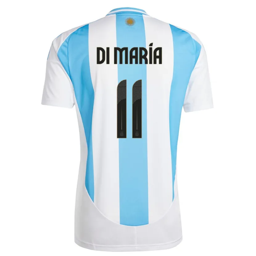 Danxen Kinder Argentinien Angel Di Maria #11 Weiß Blau Heimtrikot Trikot 24-26 T-Shirt Schweiz