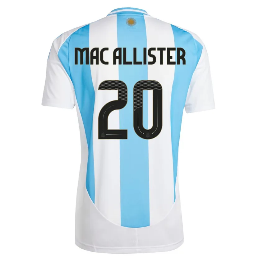 Danxen Kinder Argentinien Alexis Mac Allister #20 Weiß Blau Heimtrikot Trikot 24-26 T-Shirt Schweiz