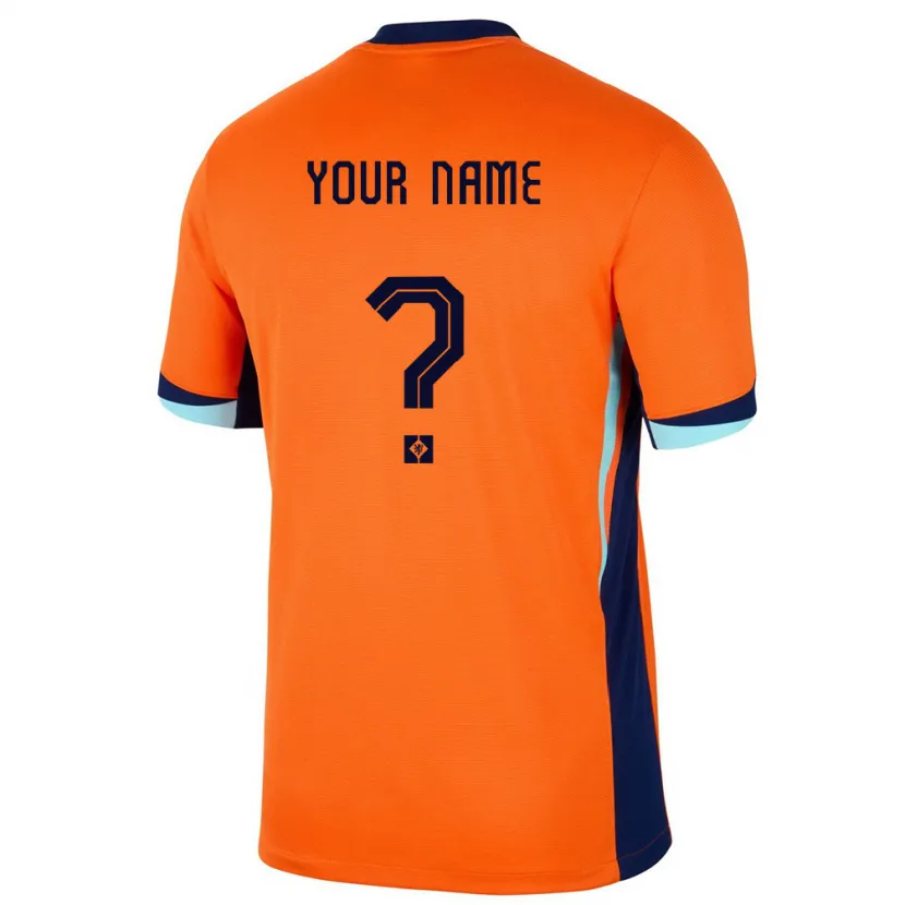 Danxen Kinder Niederlande Ihren Namen #0 Orange Heimtrikot Trikot 24-26 T-Shirt Schweiz