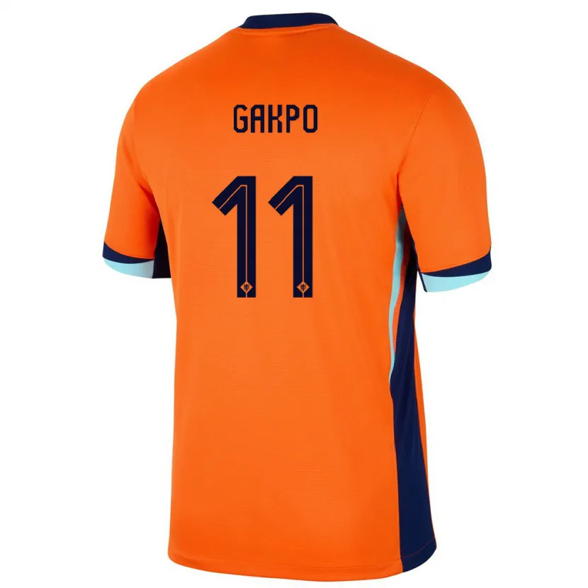Danxen Kinder Niederlande Cody Gakpo #11 Orange Heimtrikot Trikot 24-26 T-Shirt Schweiz
