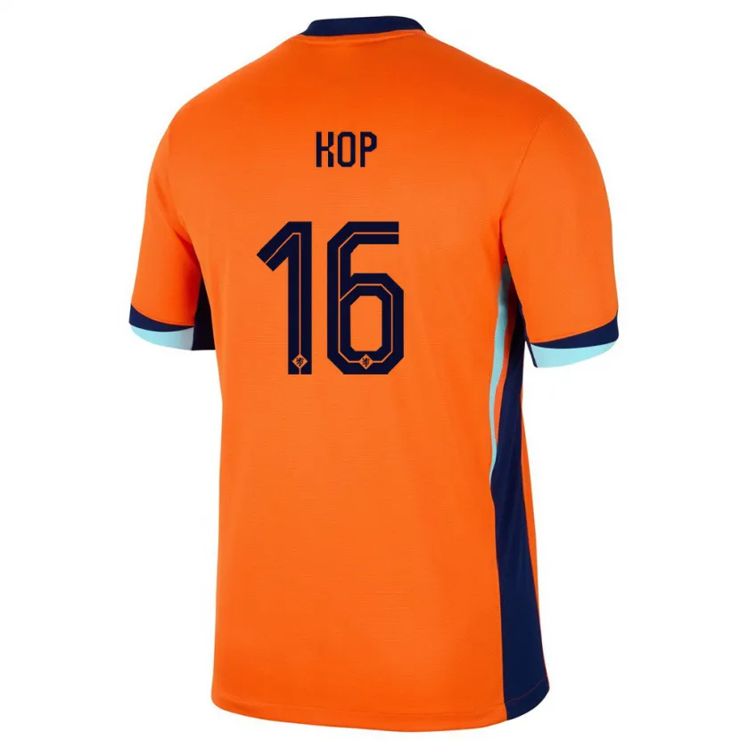 Danxen Kinder Niederlande Lize Kop #16 Orange Heimtrikot Trikot 24-26 T-Shirt Schweiz