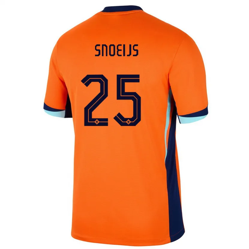 Danxen Kinder Niederlande Katja Snoeijs #25 Orange Heimtrikot Trikot 24-26 T-Shirt Schweiz