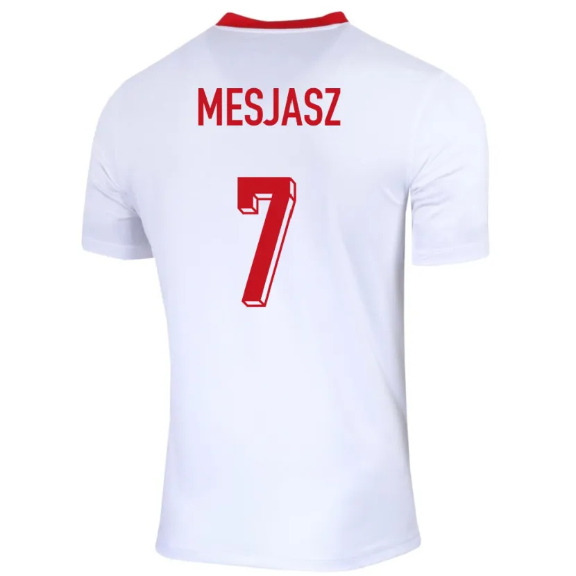 Danxen Kinder Polen Malgorzata Mesjasz #7 Weiß Heimtrikot Trikot 24-26 T-Shirt Schweiz