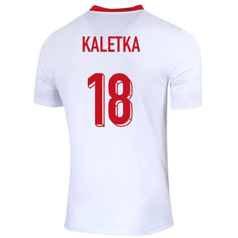 Danxen Kinder Polen Nikol Kaletka #18 Weiß Heimtrikot Trikot 24-26 T-Shirt Schweiz