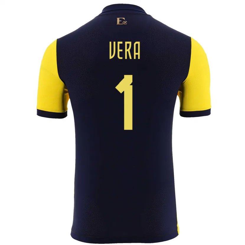 Danxen Kinder Ecuador Andrea Vera #1 Gelb Heimtrikot Trikot 24-26 T-Shirt Schweiz