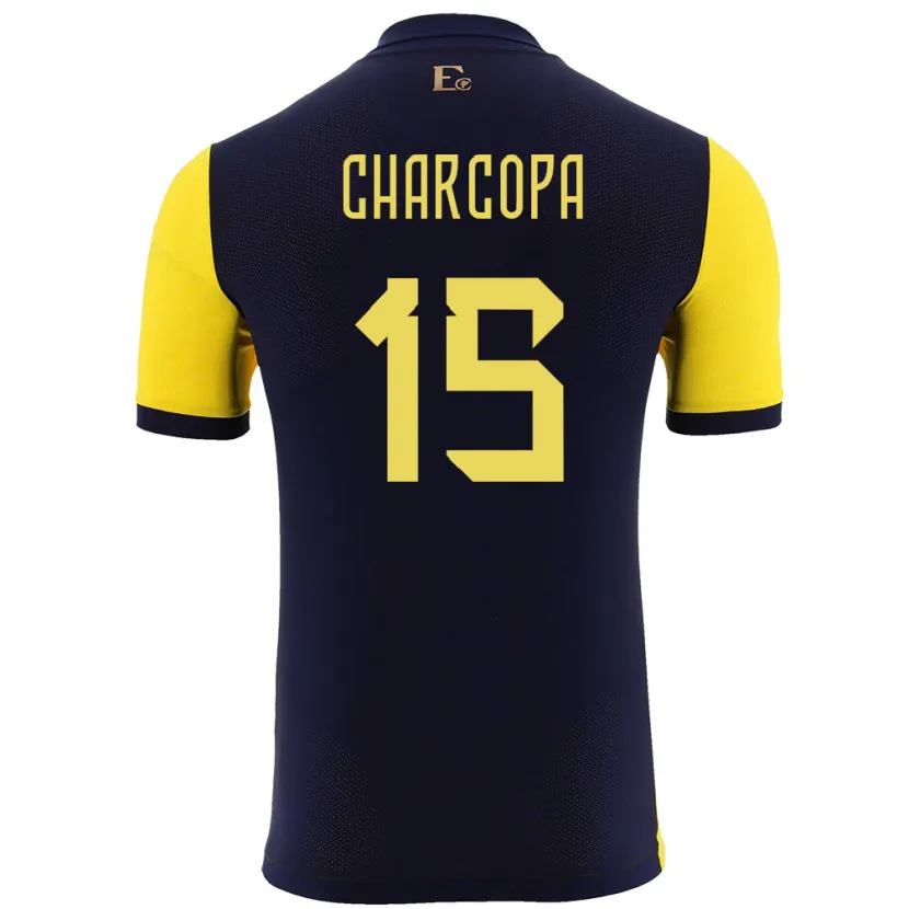 Danxen Kinder Ecuador Nicole Charcopa #15 Gelb Heimtrikot Trikot 24-26 T-Shirt Schweiz